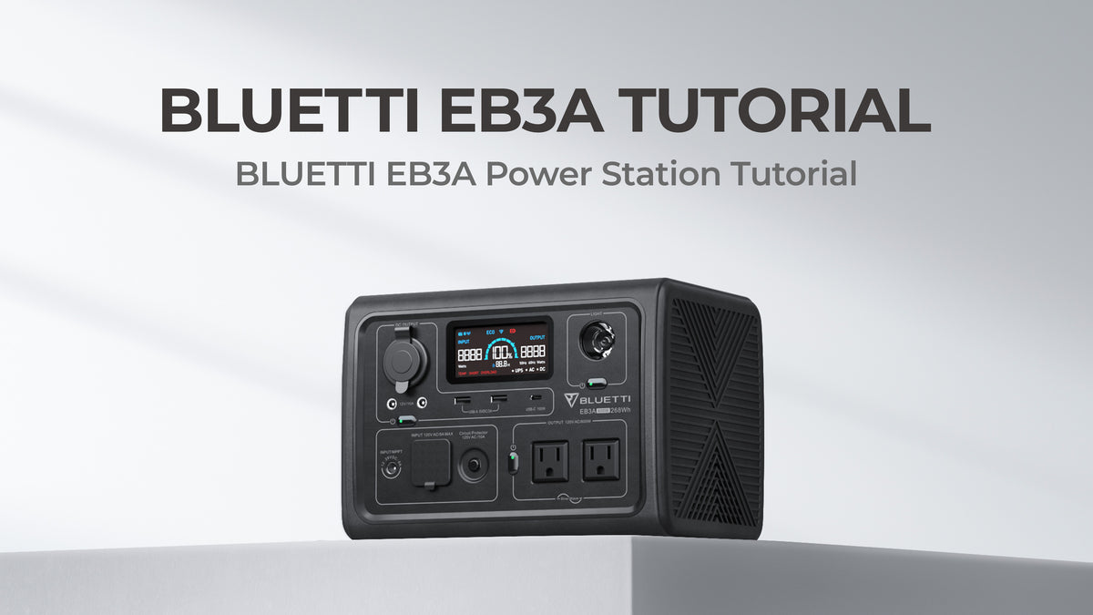 Bluetti: centrale électrique de balcon et EP800! 